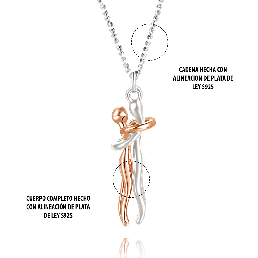 COLLAR ABRAZO ETERNO PARA PAREJA