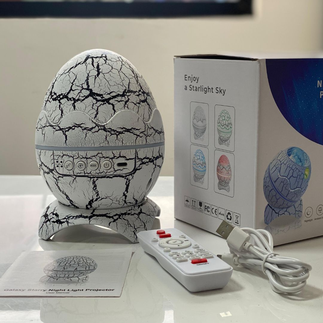 LAMPARA PROYECTOR HUEVO DINOSAURIO