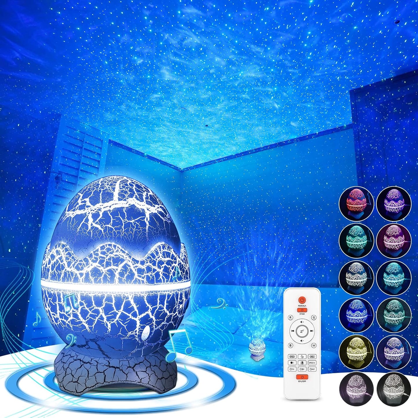 Galaxy Egg – Luz mágica para noches inolvidables