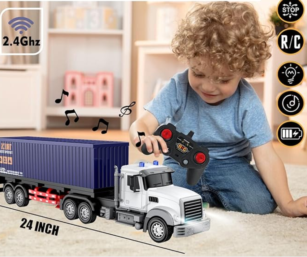 TRACTOMULA REALISTA A CONTROL REMOTO