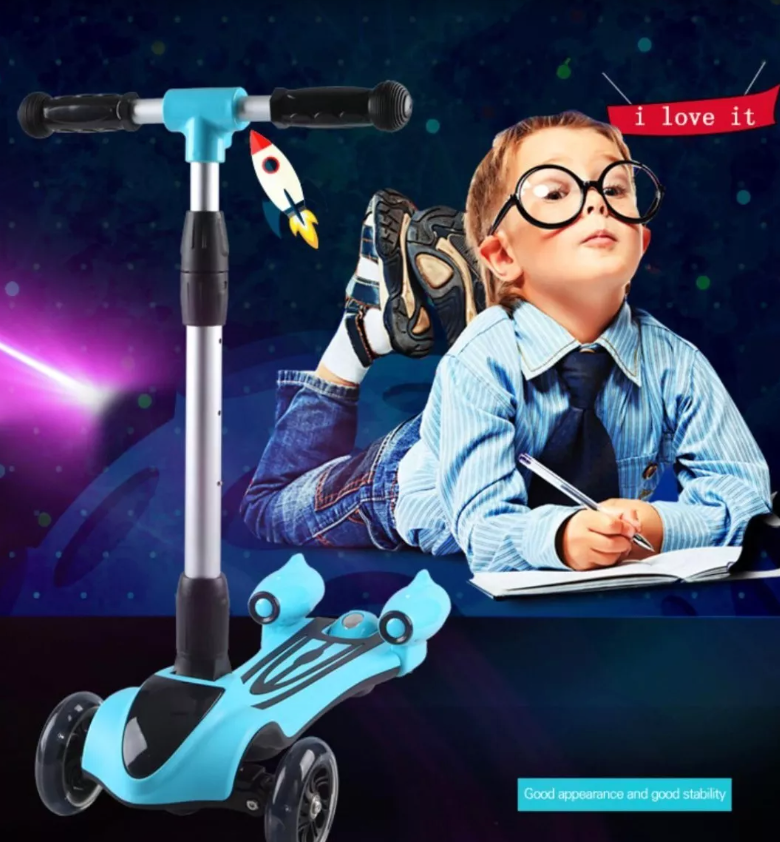 PATÍN ULTRA DINÁMICO PARA NIÑOS CON LUCES Y HUMO