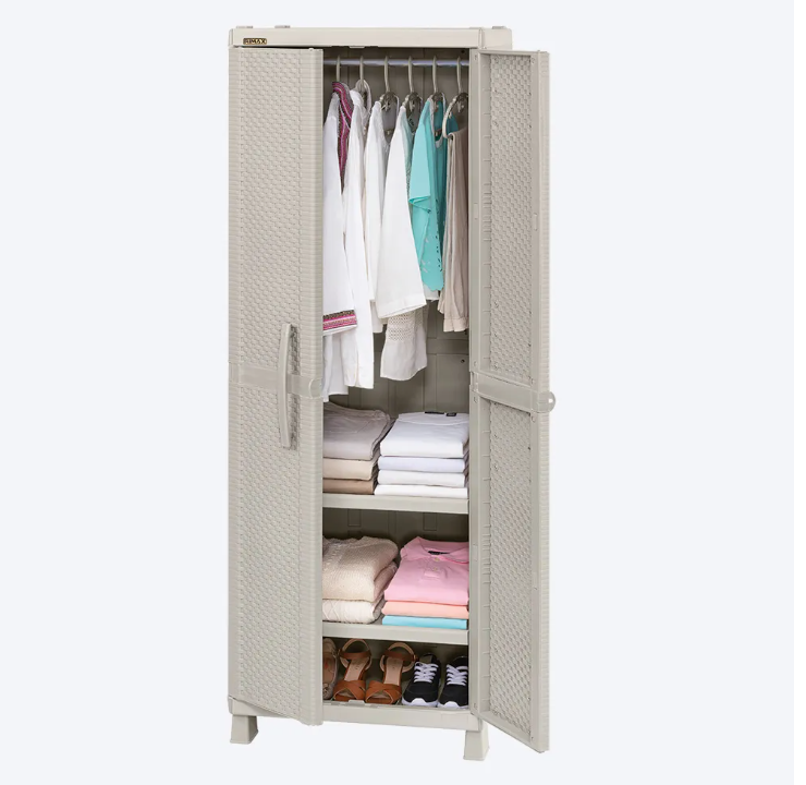 Armario Para Ropa Apariencia Rattan - RIMAX