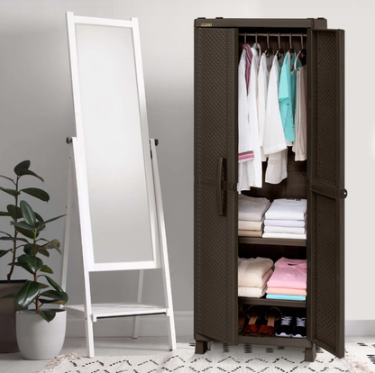 Armario Para Ropa Apariencia Rattan - RIMAX
