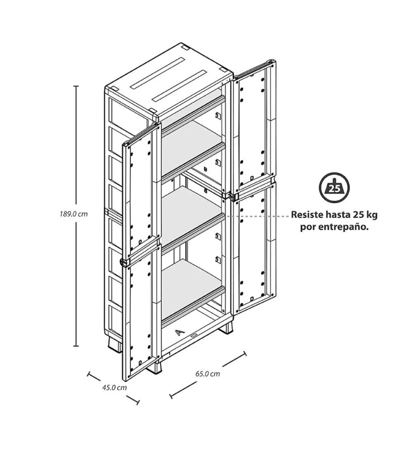 Armario Ferrara Grande Multiusos – MQ