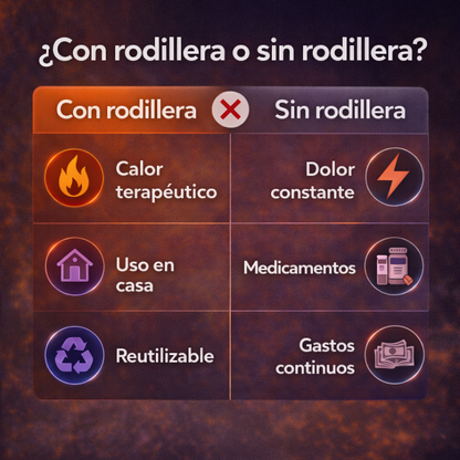 El descanso que tus rodillas necesitan - Rodillera Termica