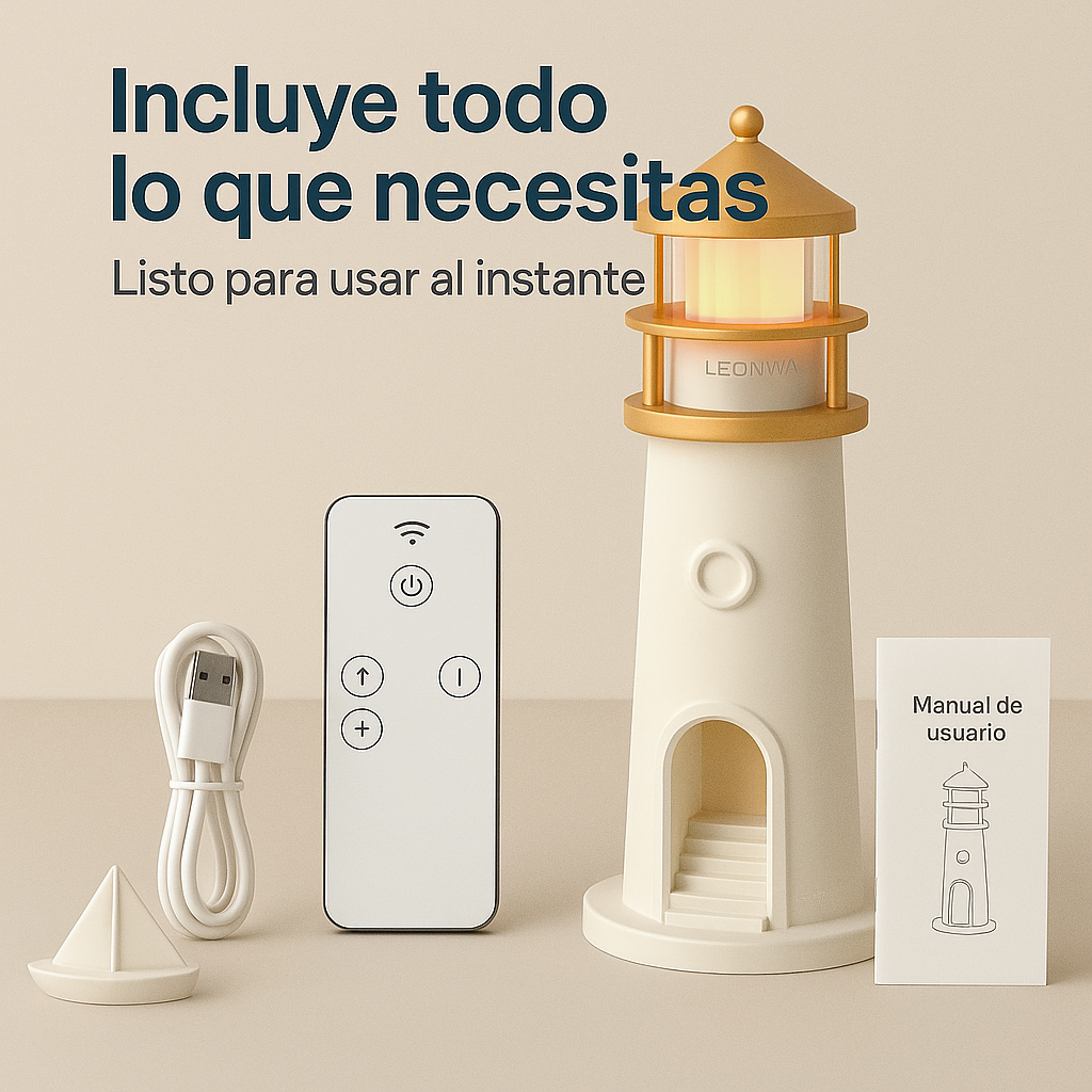 Lámpara Faro Proyector Lunar LED con Control Remoto.