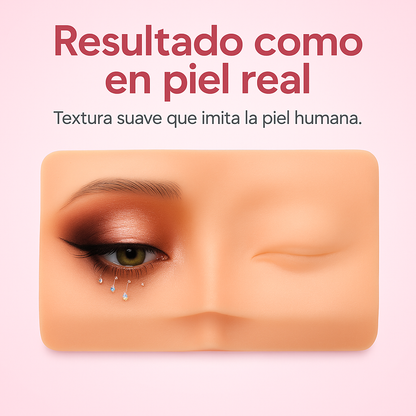 Domina el Delineado y el Difuminado Perfecto - CARA SILICONA PARA MAQUILLAJE.