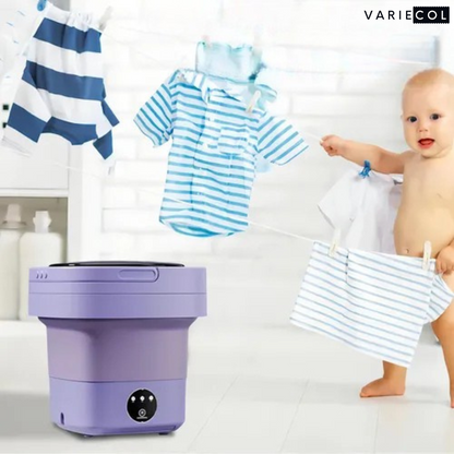 Lavadora portátil plegable – Asombrosamente práctica y eficiente.